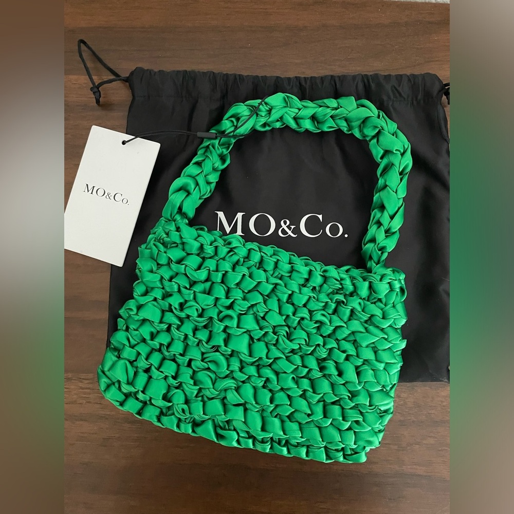 [New] MO&Co. Green Mini Shoulder Bag